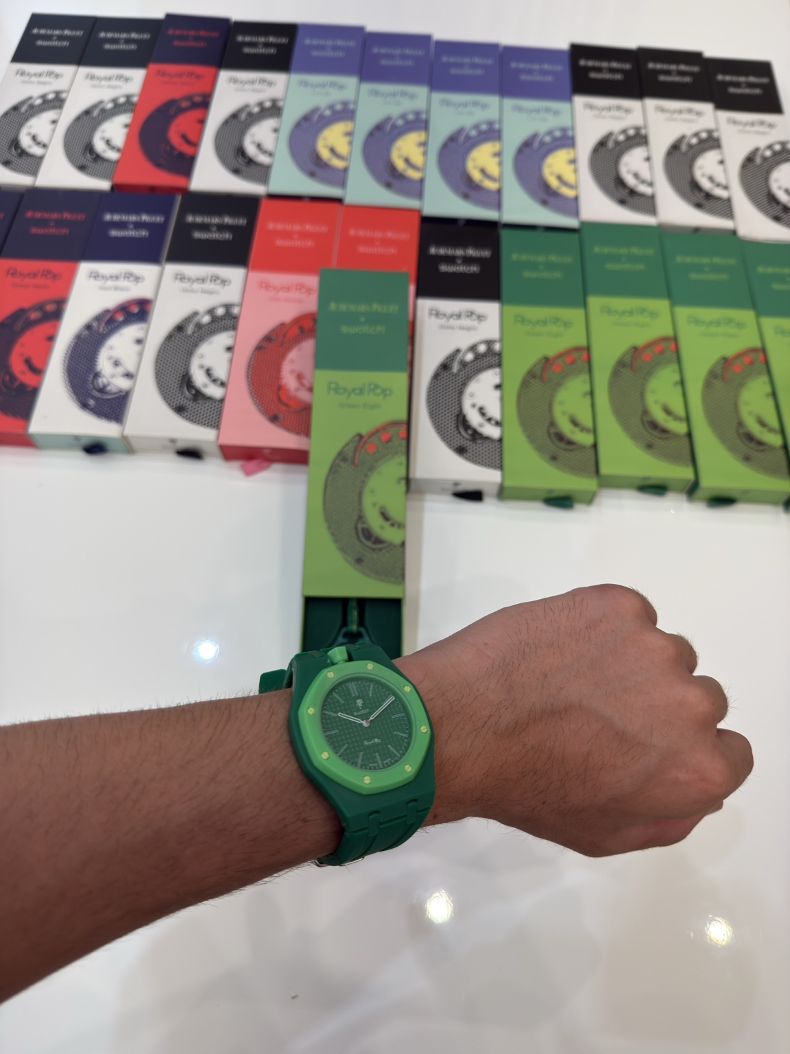 Audemars Piguet X Swatch — Royal Pop Green Eight