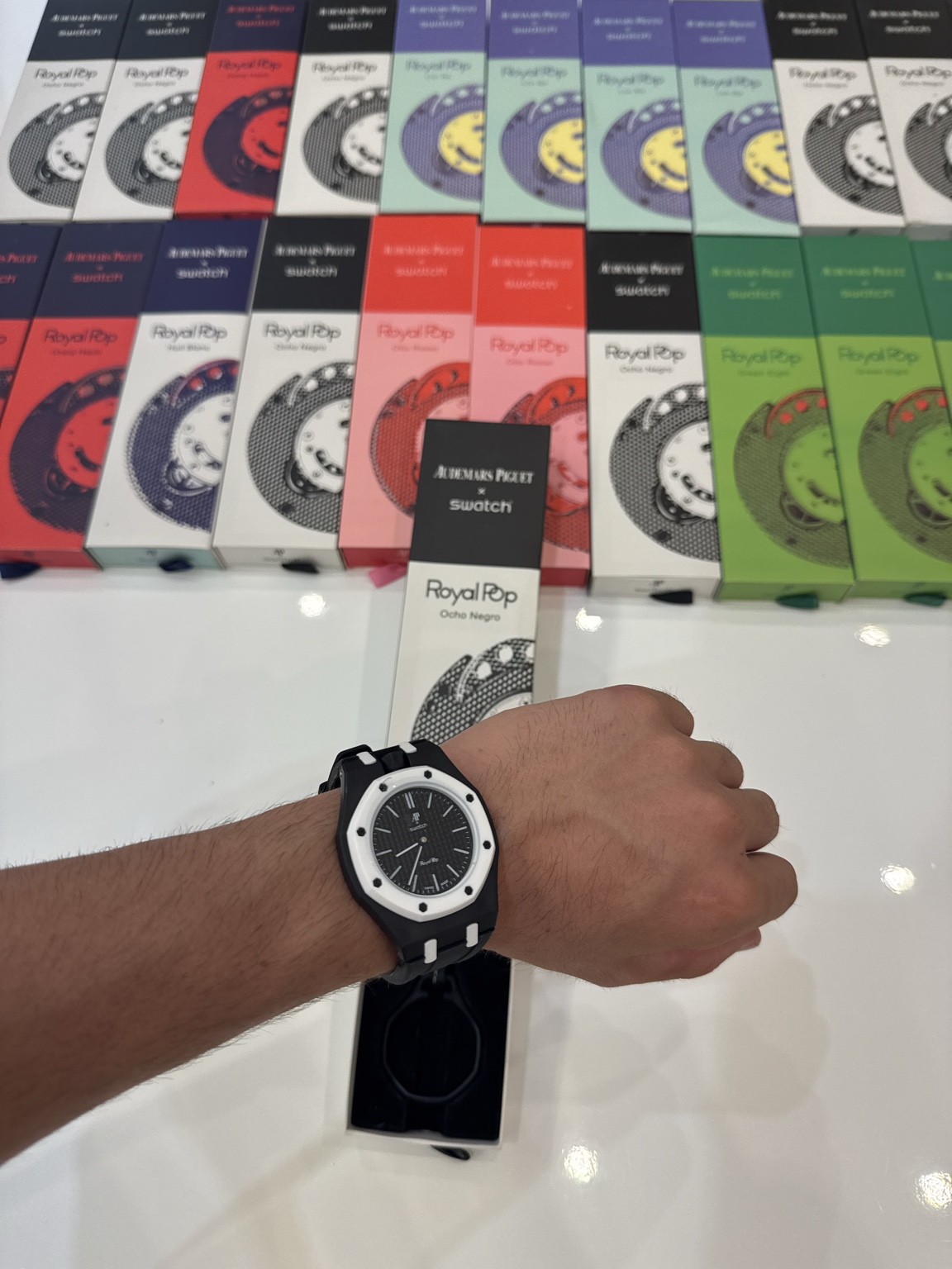 Audemars Piguet X Swatch — Royal Pop Ocho Negro