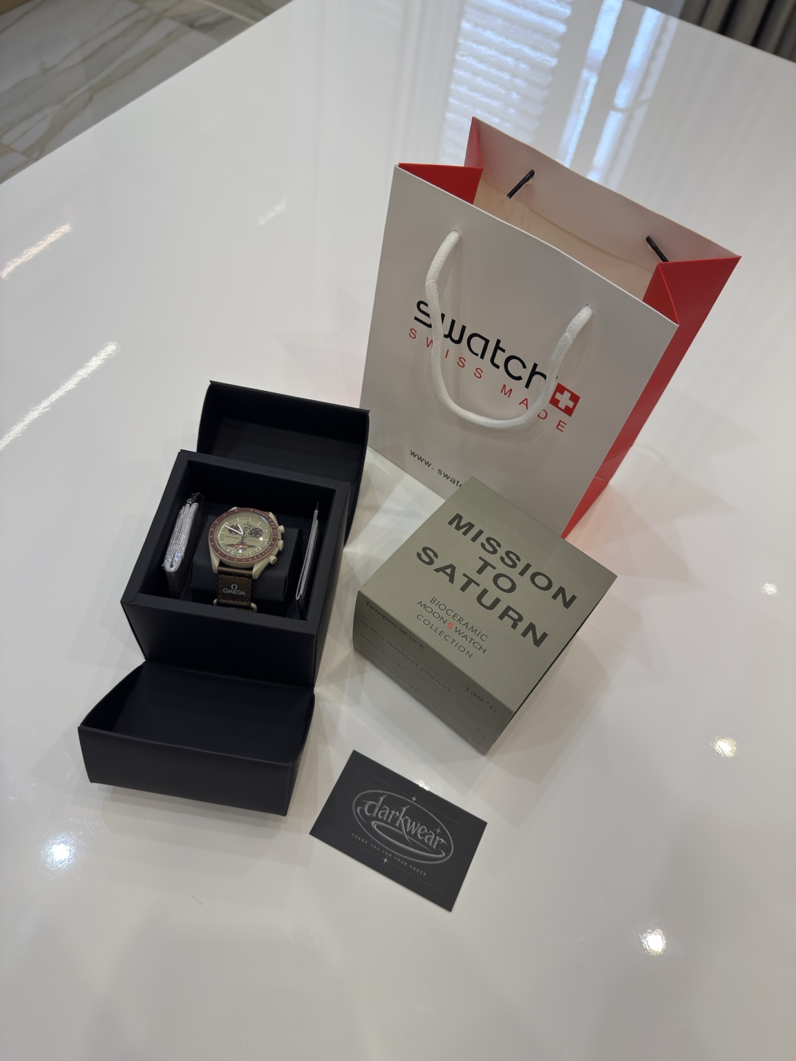 Omega X Swatch — Mission to Saturn